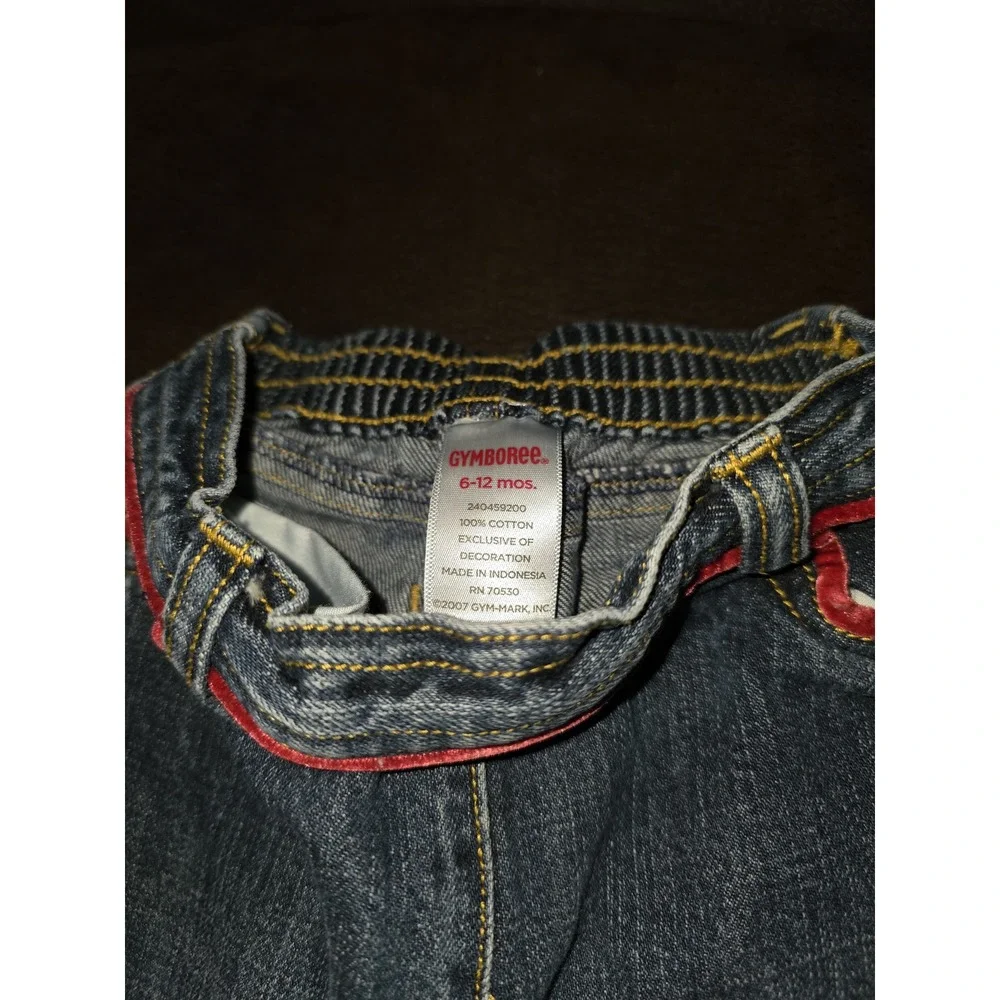 Gymboree holiday‎ friends scottie dog it's rudd being cute top jeans 6 12 months